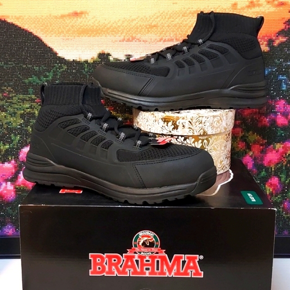 Mens Brahma Blast Off Steel Toe Work Shoe - Picture 2 of 16